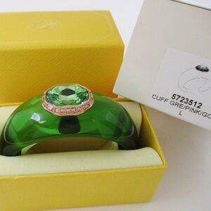 SWAROVSKI Dulciss Green  Cuff - Octagon Cut